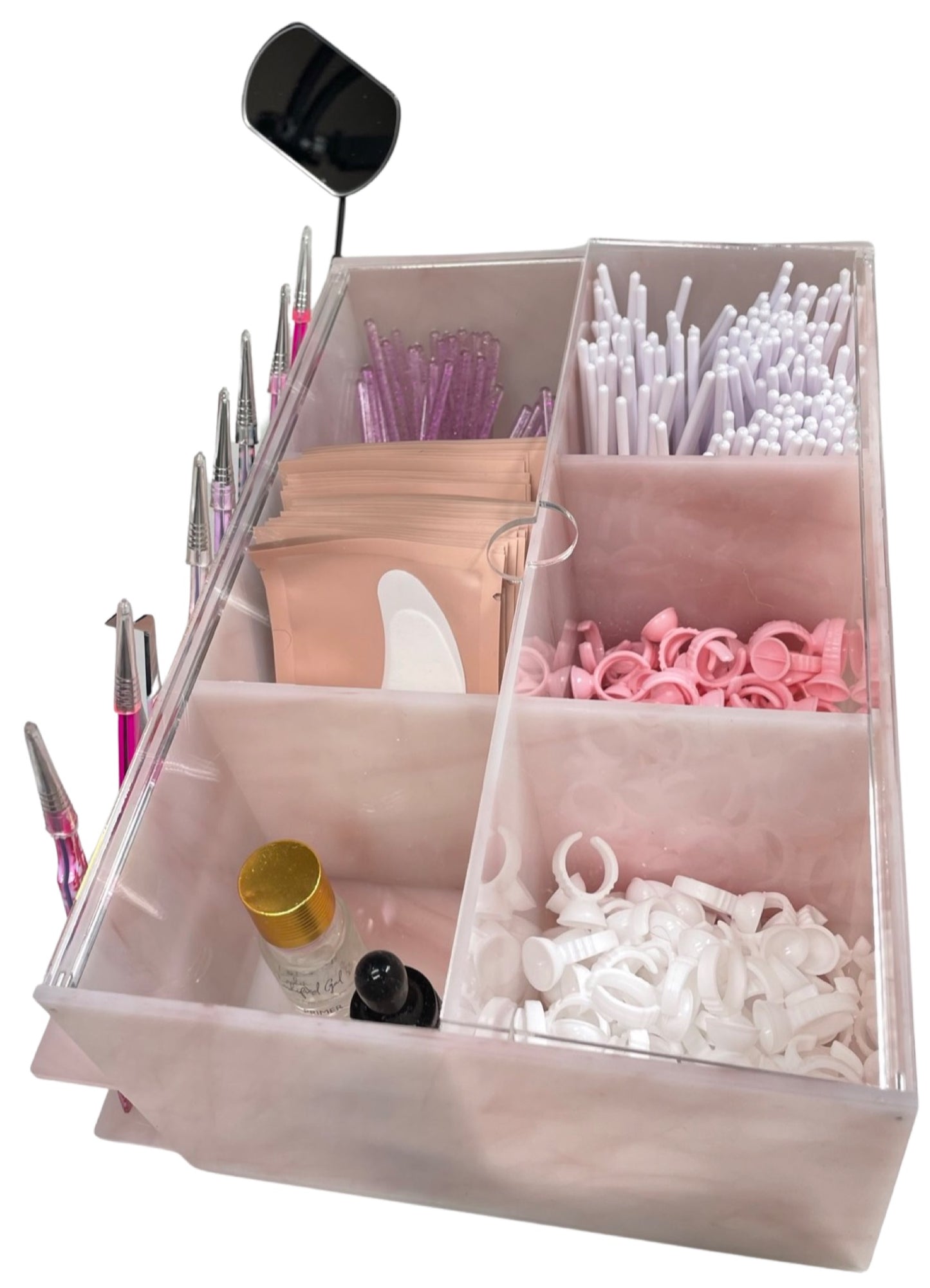 Pink Marble Organizer